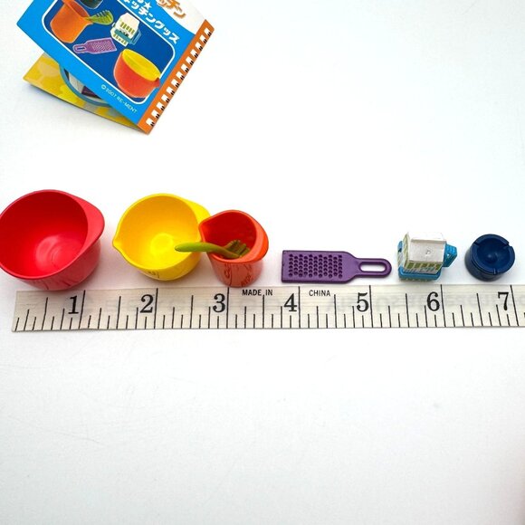 Re-Ment Miniature Kawaii Kitchen Accessories Set 9 Colorful Kitchen Goods - Picture 2 of 7